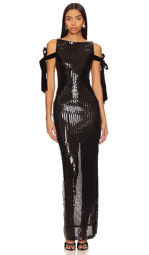 Camila Coelho Alayna Gown in Black