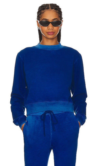 COTTON CITIZEN Milan Crew in Blue - Crew COTTON CITIZEN Milan en bleu - COTTON CITIZEN Milan 蓝色圆领圆领衫 - COTTON CITIZEN Milan Crew in Blau - COTTON CITIZEN 밀란 크루 블루 색상 - Girocollo COTTON CITIZEN Milan in blu