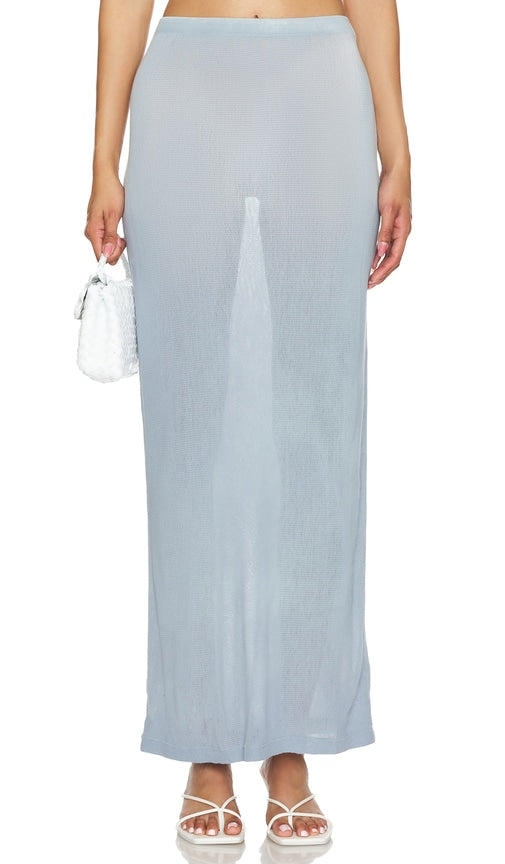 COTTON CITIZEN The Rio Maxi Skirt in Baby Blue - COTTON CITIZEN La jupe longue Rio en bleu bébé - COTTON CITIZEN 淡蓝色 Rio Maxi 半身裙 - COTTON CITIZEN Der Rio Maxirock in Babyblau - COTTON CITIZEN 리오 맥시 스커트 - COTTON CITIZEN La gonna lunga Rio in celeste