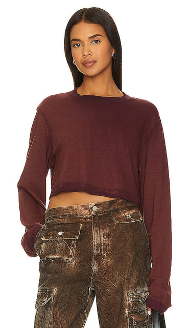 COTTON CITIZEN Tokyo Top in Burgundy - Haut Tokyo COTTON CITIZEN en bordeaux - COTTON CITIZEN 酒红色东京上衣 - COTTON CITIZEN Tokyo Top in Burgund - COTTON CITIZEN Tokyo 탑 - Top COTTON CITIZEN Tokyo in Borgogna