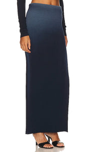 COTTON CITIZEN Verona Maxi Skirt in Navy