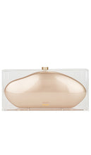 Cult Gaia Annika Clutch in Metallic Bronze