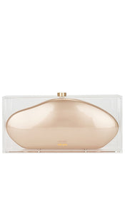 Cult Gaia Annika Clutch in Metallic Bronze