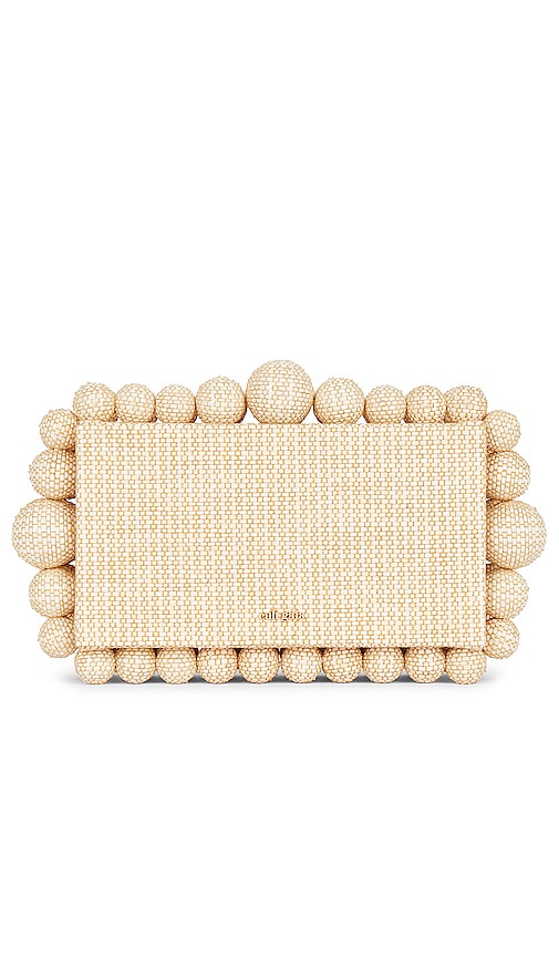 Cult Gaia Eos Clutch in Neutral