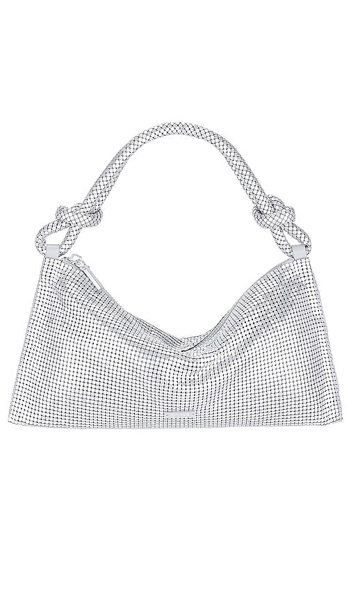 Cult Gaia Hera Nano Bag in Metallic Silver