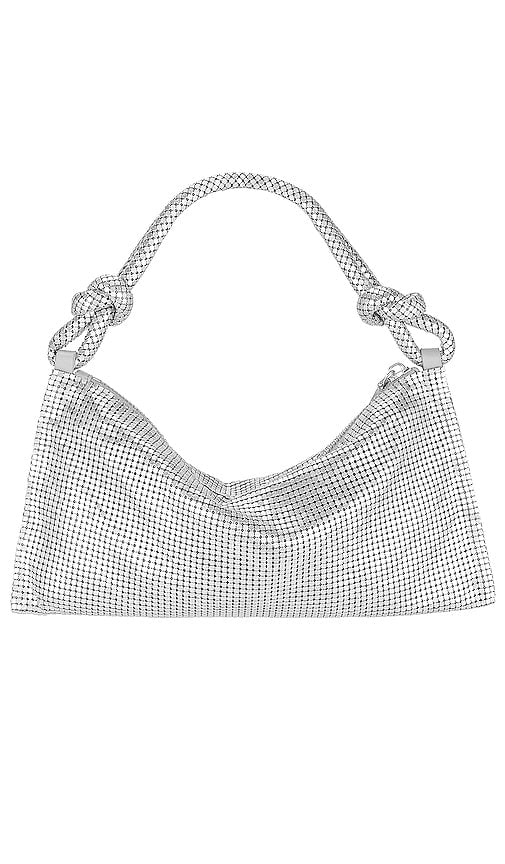 Cult Gaia Hera Nano Bag in Metallic Silver