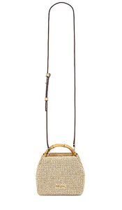 Cult Gaia Solene Mini Crossbody in Beige