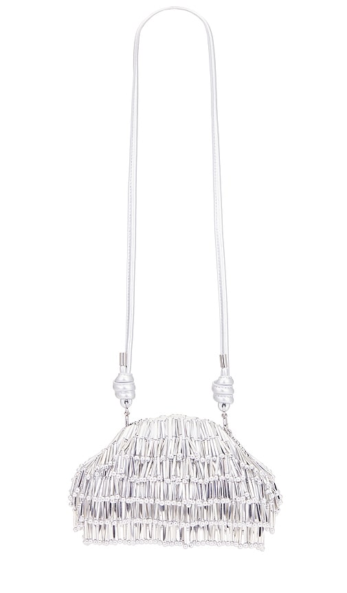 Cult Gaia Jaala Nano Crossbody in Metallic Silver