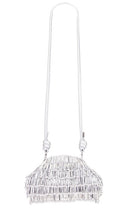 Cult Gaia Jaala Nano Crossbody in Metallic Silver