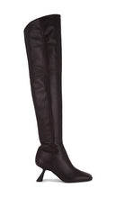 Cult Gaia Wade Boot in Brown | Espresso Heeled Boots for Women