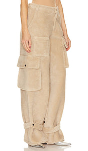 CULTNAKED Fluffy Trousers in Beige