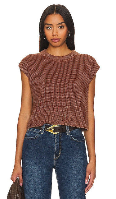 Callahan Beatrice Top in Brown - Haut Callahan Beatrice en marron - Callahan Beatrice 棕色上衣 - Callahan Beatrice Top in Braun - Callahan Beatrice 탑 - Top Callahan Beatrice in marrone