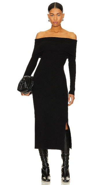 Callahan Marie Maxi Dress in Black - Robe longue Callahan Marie en noir - Callahan Marie 黑色长裙 - Callahan Marie Maxikleid in Schwarz - Callahan Marie 맥시 드레스 - Abito lungo Callahan Marie in nero