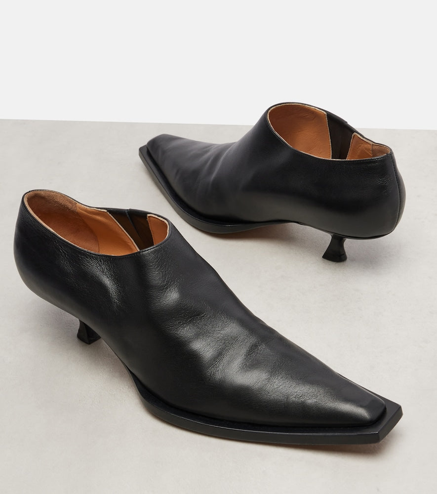 Calvin Klein Collection Jodi leather ankle boots