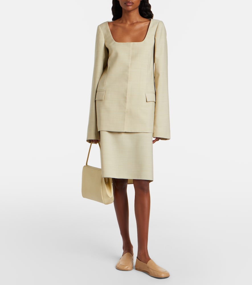 Calvin Klein Collection Vela leather loafers in Beige - Loafers