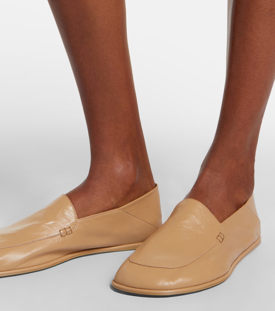 Calvin Klein Collection Vela leather loafers in Beige - Loafers