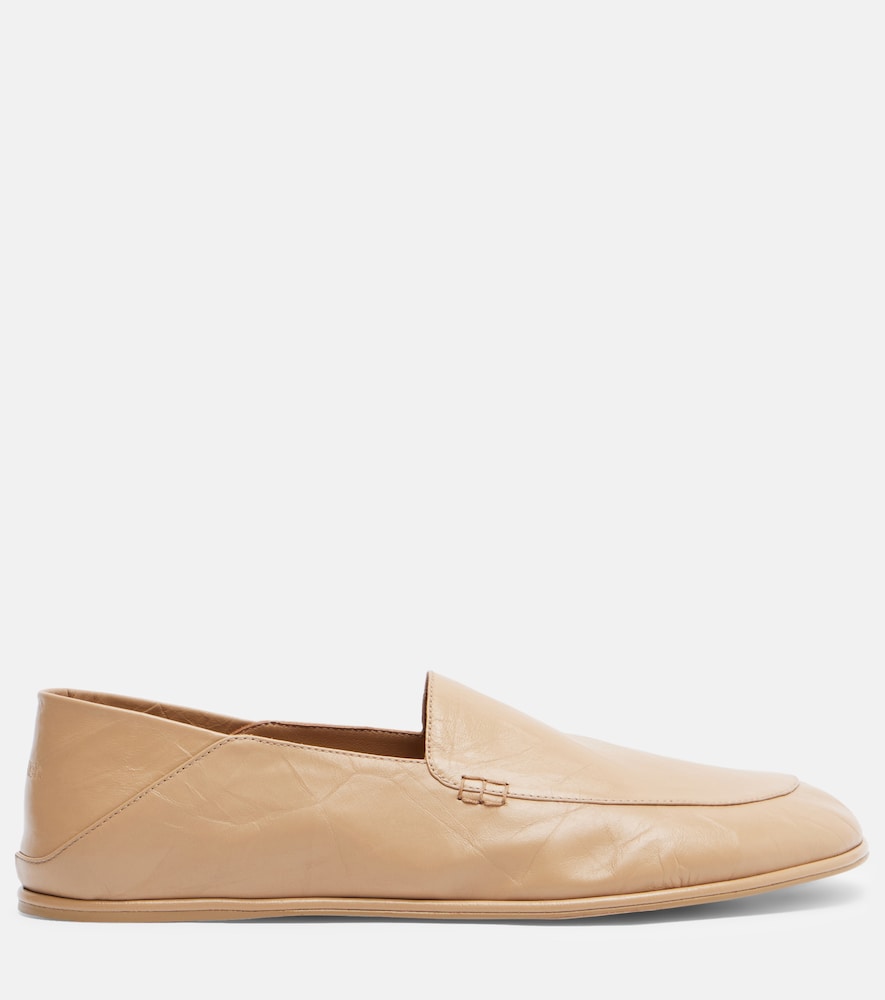 Calvin Klein Collection Vela leather loafers in Beige - Loafers