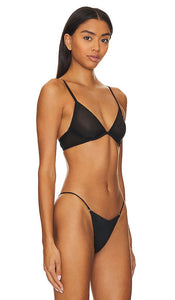 Calvin Klein Underwear Sheer Marq Unlined Bra in Black