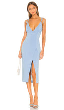 Camila Coelho Aaliyah Midi Dress in Blue - Camila Coelho - Robe mi-longue Aaliyah en bleu - Camila Coelho Aaliyah 蓝色中长连衣裙 - Camila Coelho Aaliyah Midikleid in Blau - Camila Coelho Aaliyah 미디 드레스 - Abito midi Camila Coelho Aaliyah in blu