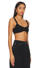Camila Coelho Adelie Knit Bra in Black