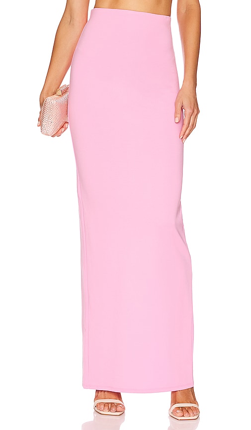 Camila Coelho Belle Maxi Skirt in Pink - Camila Coelho - Jupe longue Belle en rose - Camila Coelho Belle 粉色长裙 - Camila Coelho Belle Maxirock in Rosa - Camila Coelho Belle 맥시 스커트 - Gonna lunga Camila Coelho Belle in rosa