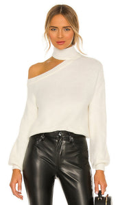 Camila Coelho Davey Sweater in Ivory - Camila Coelho Pull Davey en ivoire - Camila Coelho Davey 象牙色毛衣 - Camila Coelho Davey Pullover in Elfenbein - Camila Coelho Davey 스웨터 아이보리 색상 - Maglione Camila Coelho Davey in avorio