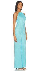 Camila Coelho Floriana Jumpsuit in Blue