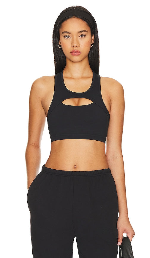 Camila Coelho Gisele Sports Bra in Black - Camila Coelho Soutien-gorge de sport Gisele en noir - Camila Coelho Gisele 黑色运动文胸 - Camila Coelho Gisele Sport-BH in Schwarz - Camila Coelho 지젤 스포츠 브라블랙 색상 - Reggiseno sportivo Camila Coelho Gisele in nero
