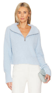 Camila Coelho Jaelyn Pullover in Baby Blue - Camila Coelho Pull Jaelyn en bleu bébé - Camila Coelho Jaelyn 淡蓝色套头衫 - Camila Coelho Jaelyn Pullover in Babyblau - Camila Coelho Jaelyn 풀오버 베이비 블루 색상 - Pullover Camila Coelho Jaelyn in celeste