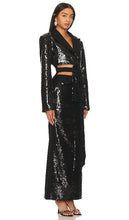 Camila Coelho Jervis Sequin Blazer in Black