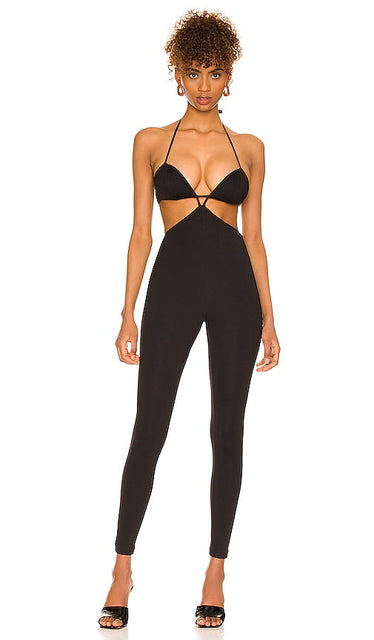 Camila Coelho Jona Jumpsuit in Black - Camila Coelho Combinaison Jona en Noir - Camila Coelho Jona 黑色连身裤 - Camila Coelho Jona Overall in Schwarz - Camila Coelho Jona 점프수트 - Tuta Camila Coelho Jona in nero