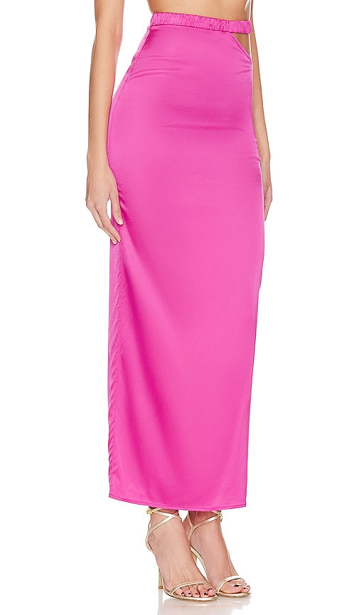 Camila Coelho Lilly Maxi Skirt in Pink
