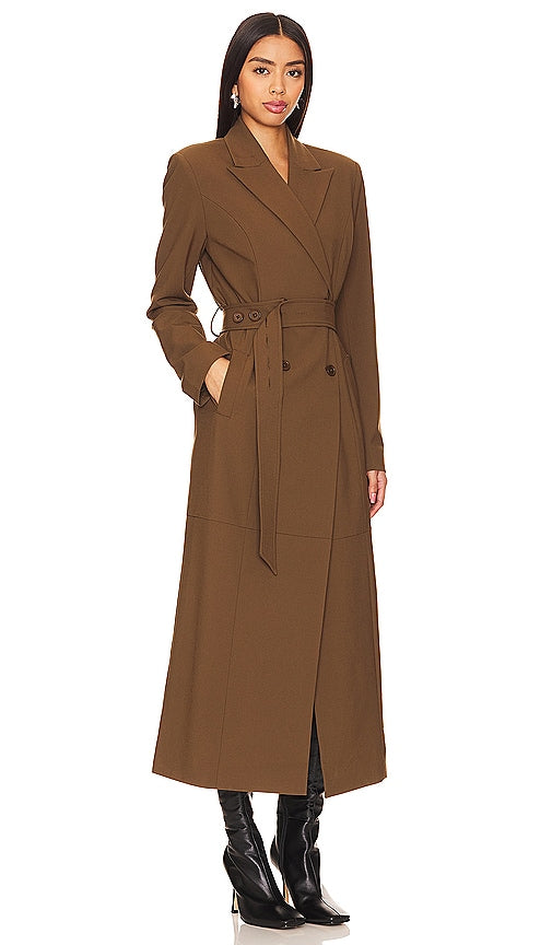 Camila Coelho Marlina Coat in Brown