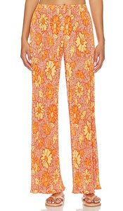 Camila Coelho Pacha Pants in Orange - Camila Coelho Pantalon Pacha en Orange - Camila Coelho Pacha 橙色长裤 - Camila Coelho Pacha Hose in Orange - Camila Coelho Pacha 팬츠 - Pantaloni Camila Coelho Pacha in arancione