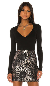 Camila Coelho Patten Sweater in Black - Camila Coelho Pull Patten en Noir - Camila Coelho Patten 黑色毛衣 - Camila Coelho Patten Pullover in Schwarz - Camila Coelho 패튼 스웨터블랙 컬러 - Maglione Patten Camila Coelho in nero