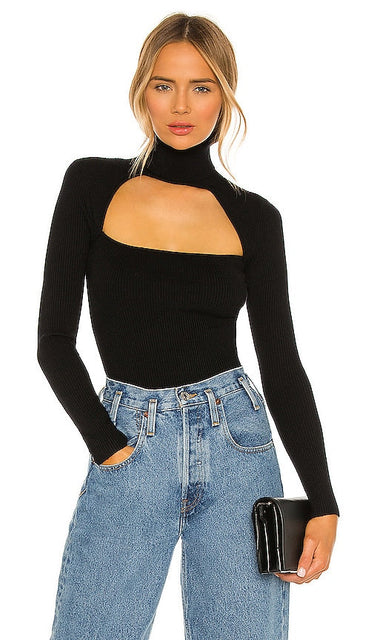 Camila Coelho Roscoe Sweater in Black - Camila Coelho Pull Roscoe en noir - Camila Coelho Roscoe 黑色毛衣 - Camila Coelho Roscoe Pullover in Schwarz - Camila Coelho 로스코 스웨터블랙 색상 - Maglione Camila Coelho Roscoe in nero