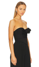 Camila Coelho Tiani Corset Top in Black