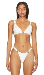 Camila Coelho Viviana Top in White - Camila Coelho Haut Viviana en Blanc - 卡米拉·科埃略 Viviana 白色上衣 - Camila Coelho Viviana Top in Weiß - Camila Coelho Viviana 탑 - Camila Coelho Viviana Top in bianco