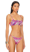 Camilla Gathered Bikini Top in Pink