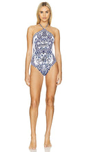 Camilla Halter One Piece in Blue - Camilla Halter une pièce en bleu - 卡米拉 (Camilla) 蓝色挂脖一件式连衣裙 - Camilla Neckholder-Einteiler in Blau - Camilla 홀터 원피스 블루 색상 - Camilla Halter Costume intero in blu
