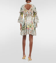 Camilla Ruffled floral silk crêpe wrap dress