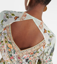 Camilla Ruffled floral silk crêpe wrap dress
