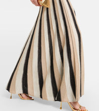 Camilla Striped halterneck knit maxi dress