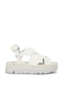 Camper Oruga Up Sandal in White | White Platform Sandals for Women