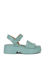 Camper Tasha Sandal in Slate | Blue Platform Sandals for Women