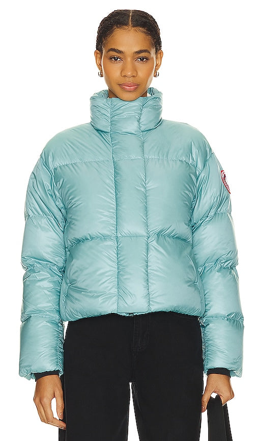 Canada Goose Cypress Cropped Puffer in Blue