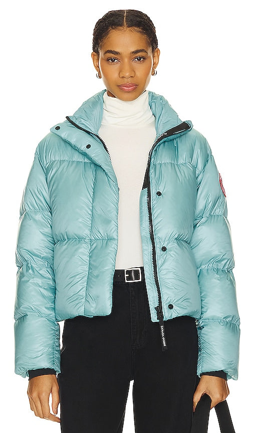 Canada Goose Cypress Cropped Puffer in Blue - Canada Goose - Doudoune courte Cypress en bleu - Canada Goose Cypress 蓝色短款河豚服 - Canada Goose Cypress Kurzmantel in Blau - Canada Goose Cypress 크롭 퍼퍼 블루 색상 - Piumino corto Canada Goose Cypress in blu