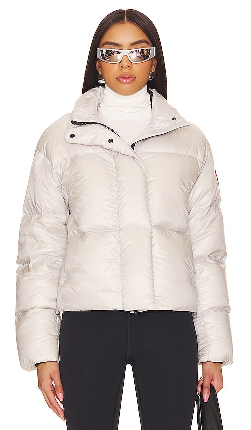 Canada Goose Cypress Cropped Puffer in Grey
