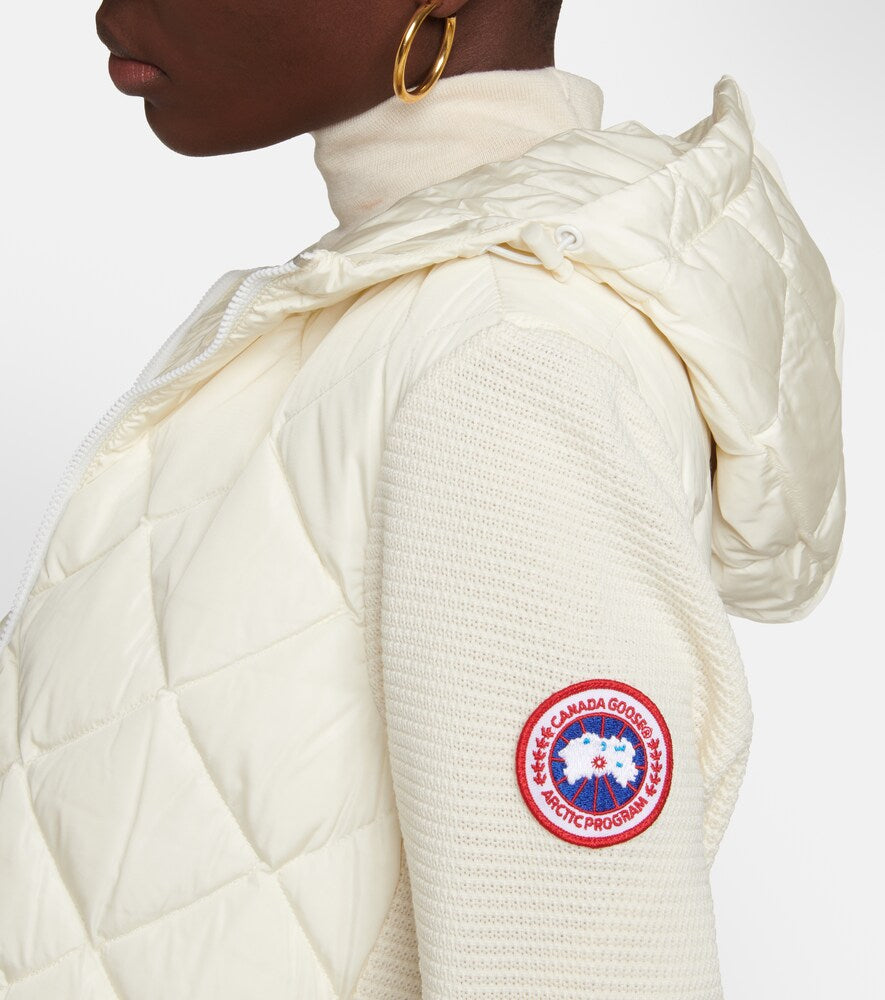 Canada Goose HyBridge√Ç¬Æ down-paneled wool hoodie