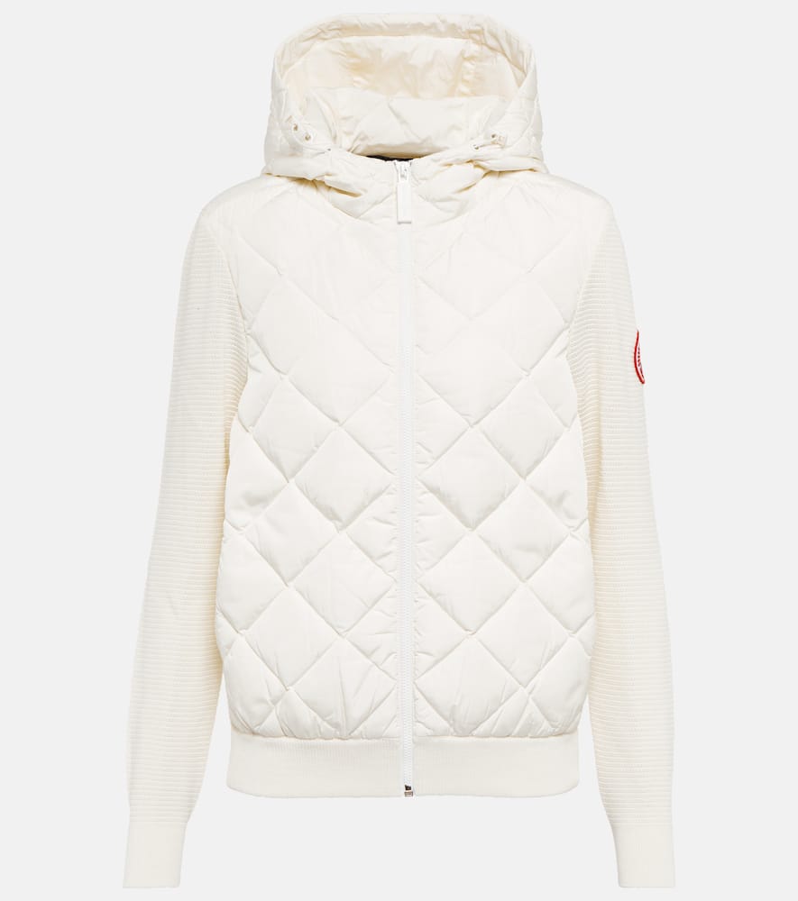 Canada Goose HyBridge√Ç¬Æ down-paneled wool hoodie